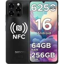 DOOGEE Note58 Pro 6,75 Zoll Smartphone 64GB+256GB 6250mAh NFC Handy Android 16