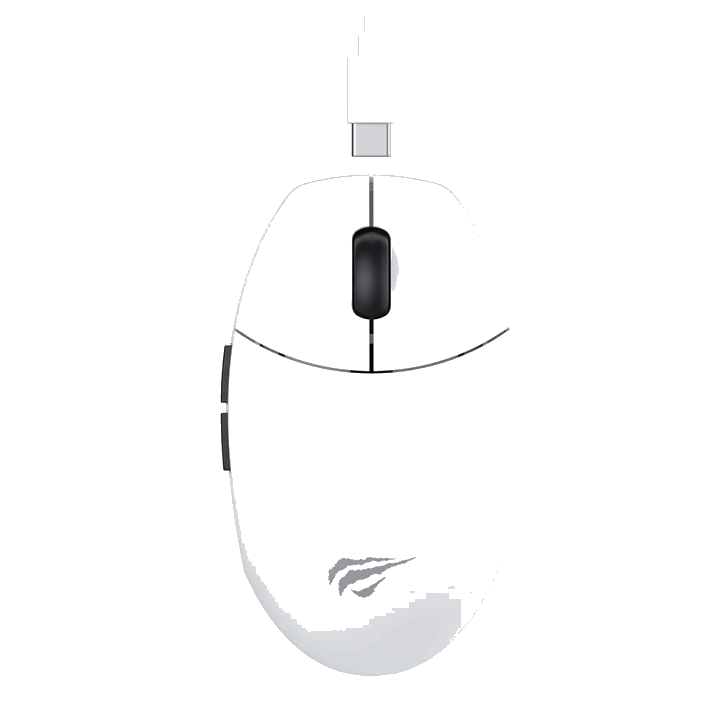 Gaming-Maus Wireless HAVIT MS1039W, 800DPI - 7400DPI, Wi-Fi / Kabelgebunden, Weiß