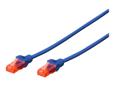 Digitus Patch-Kabel RJ-45 (M) zu RJ-45 (M) 0.25m Kupfer U/UTP Cat 6 blau (DK-1617-0025/B)