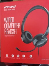 MPOW Wired Computer Headset PA071A NEU & OVP