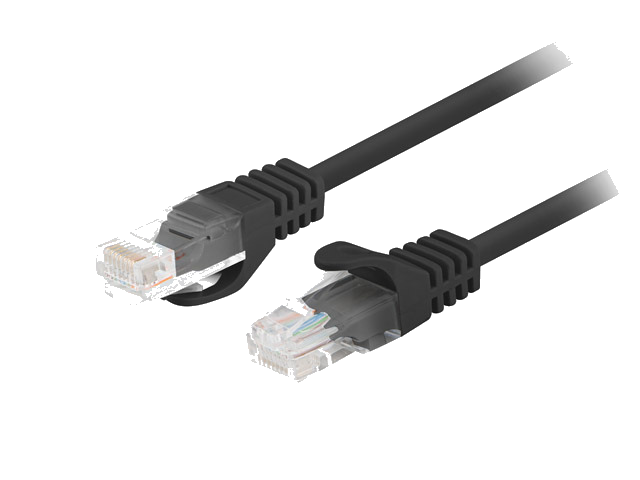 LANBERG Patchkabel CAT.6 UTP 0,25m Fluke Zertifikat sw
