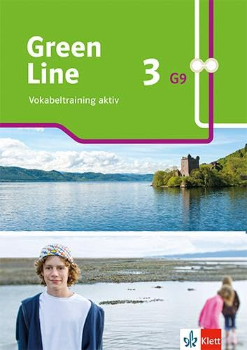 Green Line 3 G9: Vokabeltraining aktiv. Arbeitsheft mit Lösungen Klasse 7 (Green Line G9. Ausgabe ab 2019)