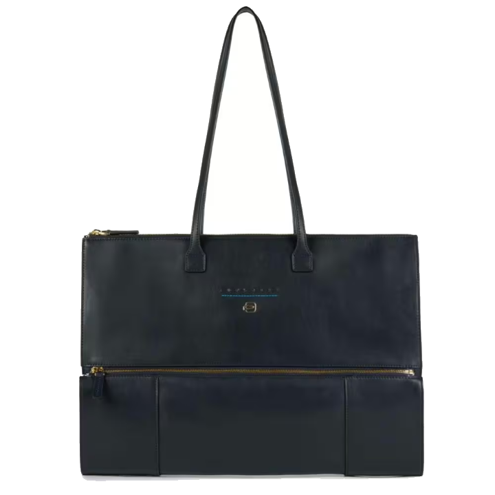 Piquadro MAMORE' Umwandelbarer Laptop-Shopper mit iPad®Air/Pro 9,7-Fach Poisblu