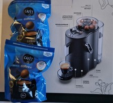 Kaffeemaschine coffee B mit 2 Tüten je 24 Kaffeekugelkapseln! Schneller Kaffee!
