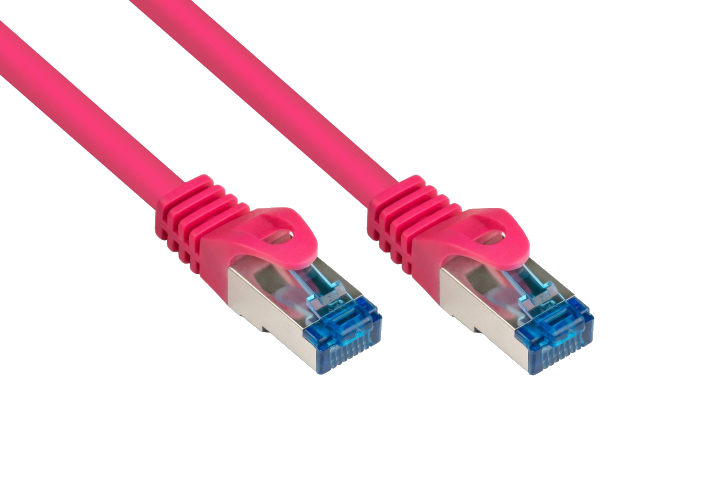 Good Connections Patchkabel Cat.6A S/FTP HF magenta 0,5m