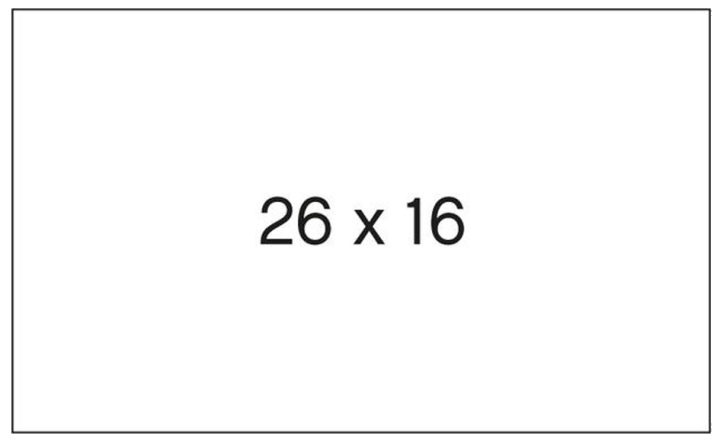 APLI Etiketten für Preisauszeichner, 26 x 16 mm, weiß