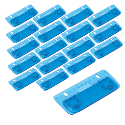 Werbe-Sparset Kunststoff-Locher, 100-tlg., inkl. Druck, blau