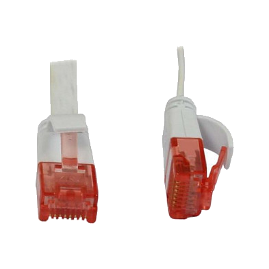 Synergy21 Patchkabel RJ45, CAT6 250Mhz, 3m weiss, UTP(U/UTP), PVC, Flach