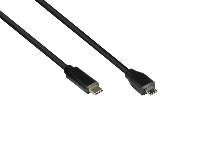 Good Connections USB2.0 Kabel Micro B-C schw. 1m