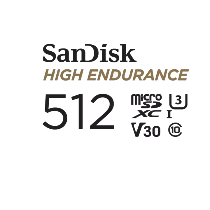 SanDisk High Endurance microSDXC 512 GB + SD adapter