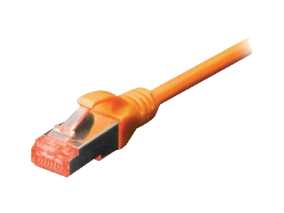Digitus CAT 6 S-FTP Patchkabel, Cu, LSZH AWG 27/7, Länge 1 m, Orange