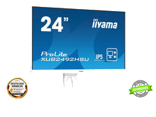 Iiyama ProLite XUB2492HSU-W1 24 Zoll IPS FHD DP HDMI VGA USB Weiß - Sehr Gut