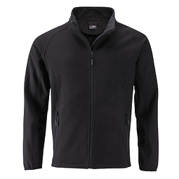 JAMES & NICHOLSON Herren Softshell-Jacke Promo, schwarz, L