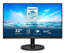 Philips V-Line 222V8LA 22 Zoll Full HD VA Panel 16:9 75 Hz Monitor