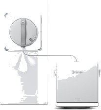 ECOVACS WINBOT W2S OMNI Fensterputzroboter mit TruEdge & Station