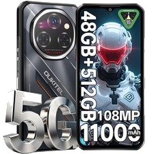 OUKITEL WP62 5G Android 15 Outdoor Handy 48GB+512GB 11000mAh Smartphone 6,6 Zoll