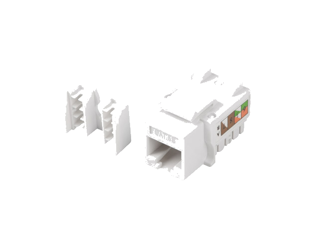 LANBERG Keystone Modul RJ45->LSA CAT.5E UTP 90° zur Montaged