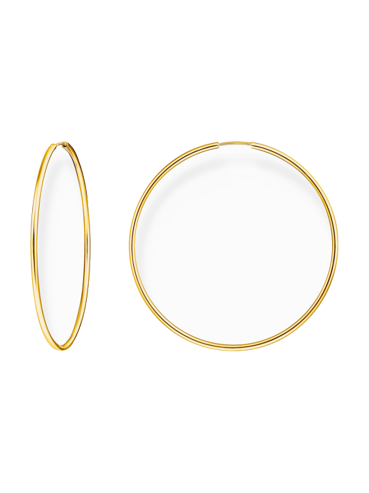 Thomas Sabo CR729-413-39 Vergoldete Creolen 60 mm Damen