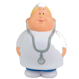Herr Bert® Anti-Stress-Figuren Dr. Berta, weiß