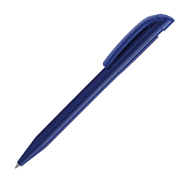 Kugelschreiber Total MADE IN EUROPE, blaue Mine, dunkelblau