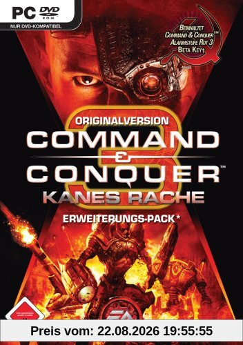 Command & Conquer 3: Kanes Rache Originalversion Add-on (DVD-ROM) - inkl. Beta-Key für Alarmstufe Rot 3