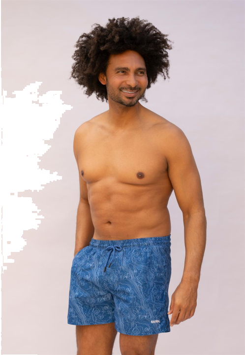 Nachhaltige Badehose mit Print