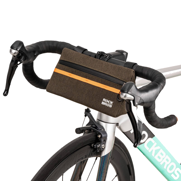 ROCKBROS Fahrrad Lenkertasche Fahrradtasche Fahrradkorb 6 Farbe ca. 1.3L - Dunkelgru00fcn