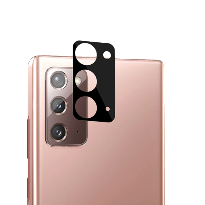 Schutzfolie Lito S+ für die Rückkamera des Samsung Galaxy Note 20 5G N981 / Note 20 N980, gehärtetes Glas, Schwarz.