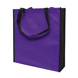 Joytex® Vliestasche Big Shopper, lila/schwarz