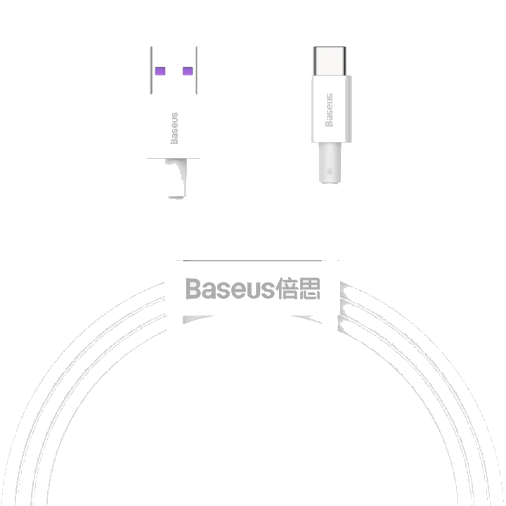 Baseus Superior Series USB-A auf USB-C Kabel 66W 1m | Weiß