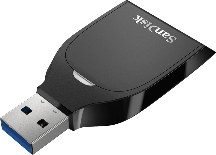 SanDisk USB 3.0 Kartenleser, SD, Schwarz SDDR-C531-GNANN