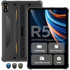 HOTWAV R5 Outdoor Tablet 10,1 Zoll 15600mAh Android 5G Wifi wasserdicht Tablet