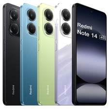 Xiaomi Redmi Note 14 4G 8GB+256GB Smartphone 6,67'' AMOLED 108MP 5500mAh HyperOS