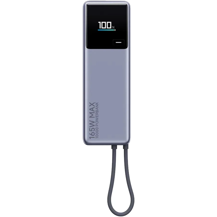 Externer Akku Xiaomi, 10000mAh, 165W, PD, 2 x USB-C, Grau PB1165MI