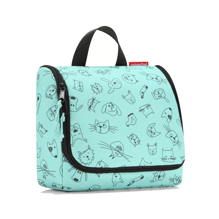 Reisenthel Kids toiletbag Kulturbeutel cats and dogs mint