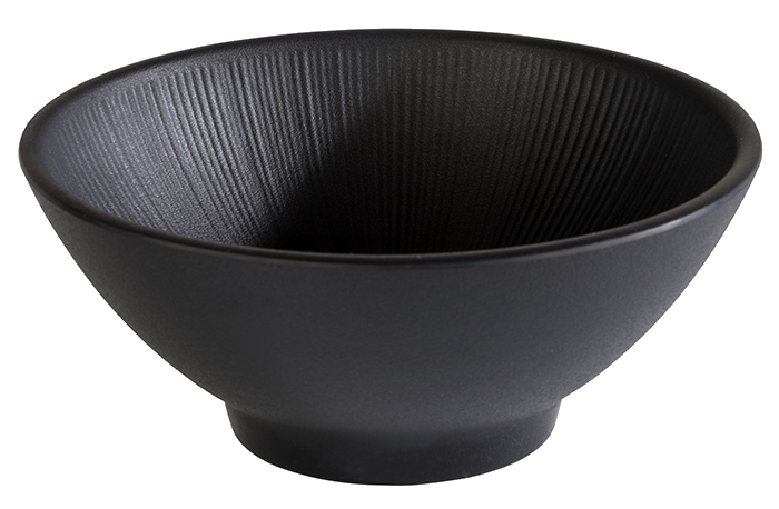 APS Schale NERO, rund, Durchmesser: 190 mm, schwarz