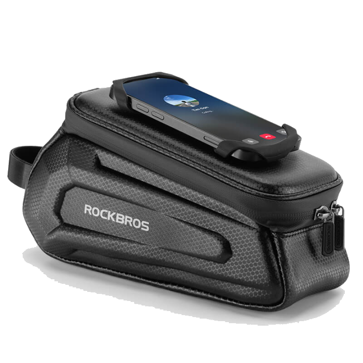 ROCKBROS Oberrohrtasche Handytasche Wasserdichte Fahrradtasche 6,5 Zoll