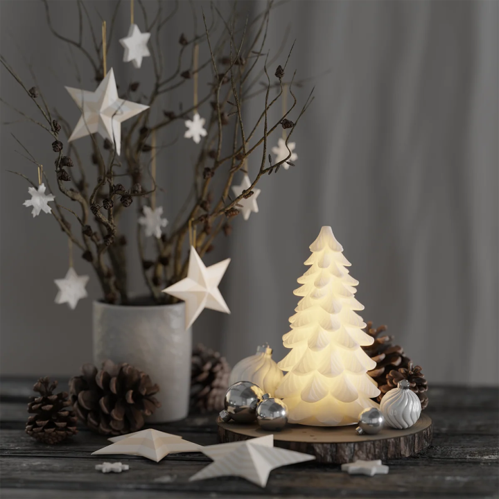 LED-Weihnachtsbaum (groß, 19 cm)
