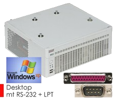 COMPUTER M2-PLUS 2,8GHz CPU 1GB 80GB RS-232 SERIEL LPT PARALLEL WINDOWS XP M2-2