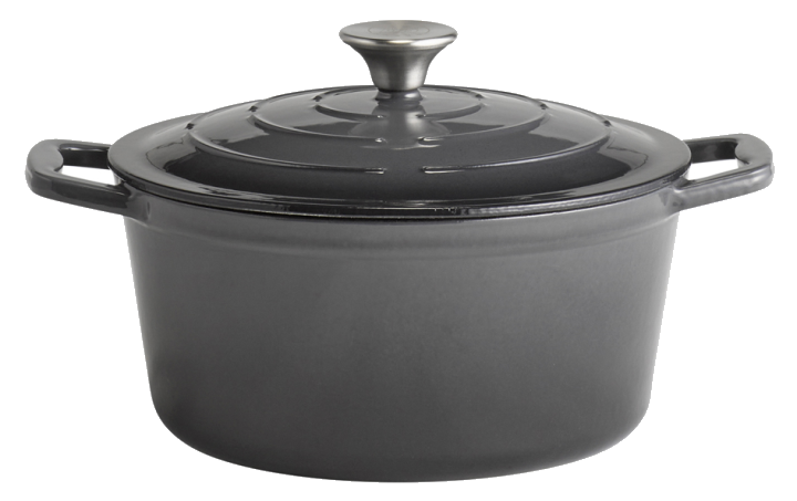 APS Kochtopf mit Deckel 5STARS, 4,0 Liter, anthrazit