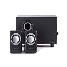 Lautsprecher Boxen Box Subwoofer 2.1 System für PC Computer Laptop Notebook