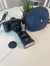 Canon EOS 1000F Schwarz Spiegelreflexkamera mit SIGMA 28-80mm Objektiv Top Zu...