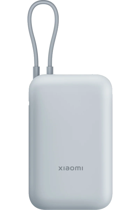 Externe Batterie Xiaomi Pocket, 10000mAh, 22,5W, QC + PD, 1 x USB-A - 2 x USB-C, Blau BHR9073GL