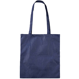 Vliestasche Textile mit langen Henkeln, dunkelblau