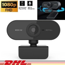FHD 1080P Webcam Kamera USB Mit Mikrofon für PC/MAC Computer Laptop Windows