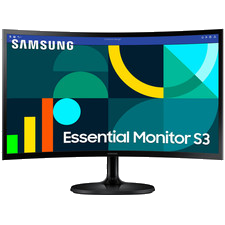 SAMSUNG S24D364GAU Curved Monitor 59,0 cm (24,0 Zoll) schwarz - Demogerät