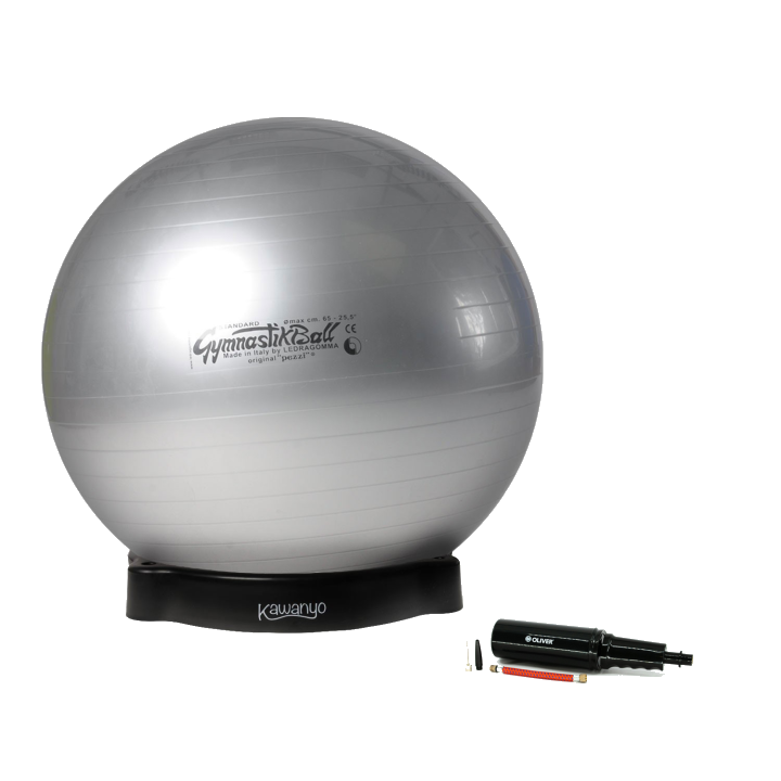 Original Pezzi® Gymnastikball STANDARD m.Ballschale u. Pumpe