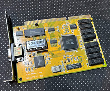 Tseng Labs ET4000AX ISA VGA Grafikkarte Retro 386/486 1 MB DOS 1993 PC Computer