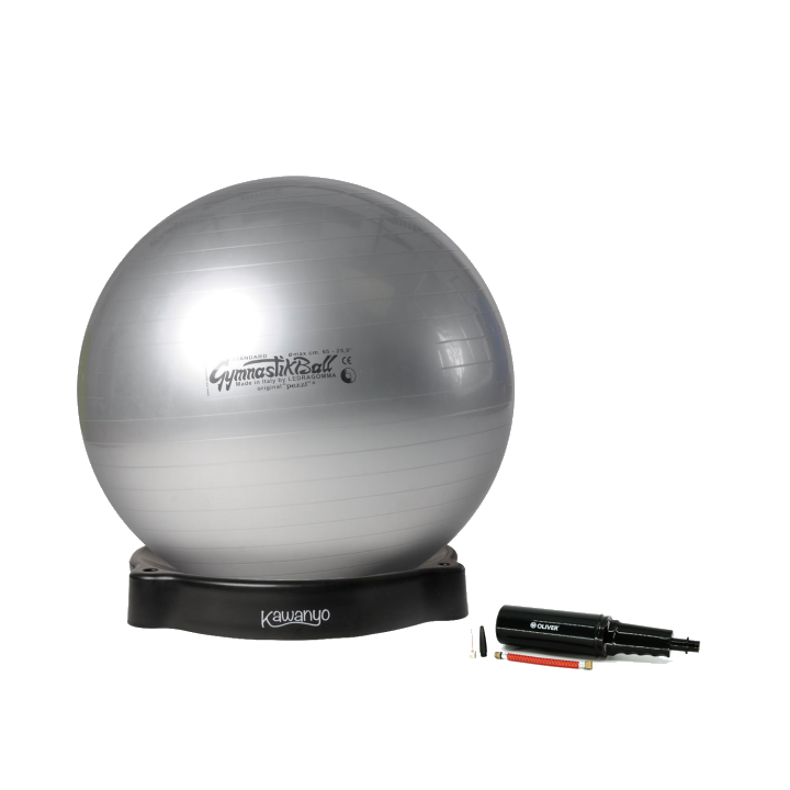 Original Pezzi® Gymnastikball STANDARD m.Ballschale u. Pumpe