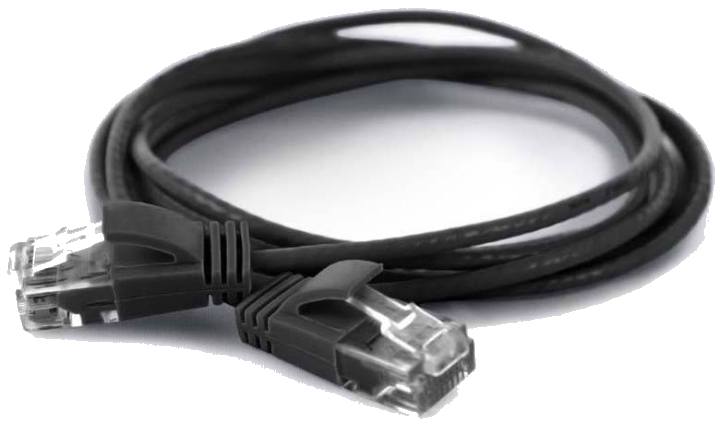 Wantec Patchkabel UTP CAT6a d=2,8mm 0,10m schwar